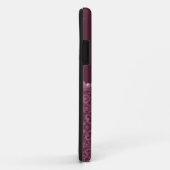 Elegant Paars Roos, kant en parels Case-Mate iPhone Case (Achterkant/rechts)