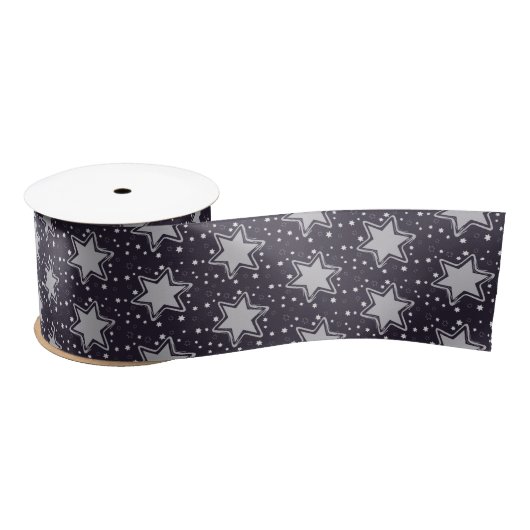 Elegant Paars Stary Red Kerstmis Lint (Spoel)