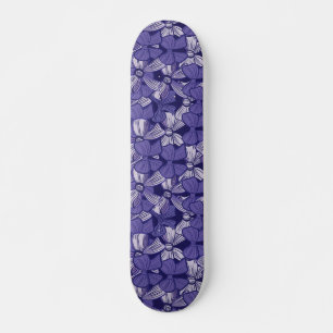Elegant Paarse boog patroon Skateboard