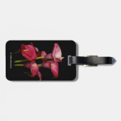 Elegant Paarse Calla Lilies Bagagelabel (Achterkant horizontaal)