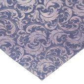 Elegant  Paarse damast patroon Medium Tafelloper (Hoek)