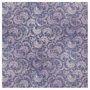 Elegant  Paarse damast patroon Stof