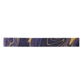 Elegant Paarse en gouden marmeren effect Lint (Voorkant)