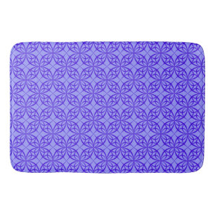 Elegant Paarse Filigree Pattern Badmat