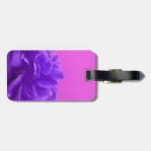 Elegant Paarse frambozen Bagagelabel (Achterkant horizontaal)