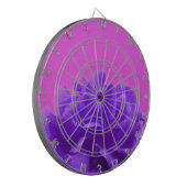 Elegant Paarse frambozen Dartbord (Voorkant Links)