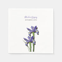 Elegant Paarse Iris Wedding