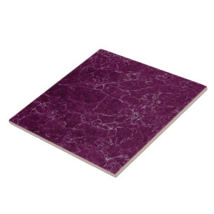 Elegant Paarse marmer Stone Textuur Tegeltje