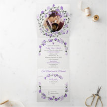 Elegant Paarse Peony Floral Wedding