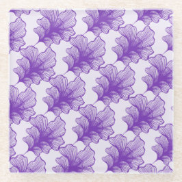 Elegant Paarse Petal Onderzetter