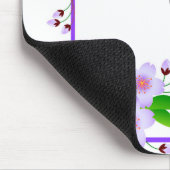 Elegant Paarse pony-ventilator en Paars kattekat m Muismat (Hoek)