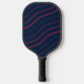 Elegant Paarse Professional Pickleball Paddle (Voorkant)