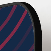 Elegant Paarse Professional Pickleball Paddle (Links Detail)