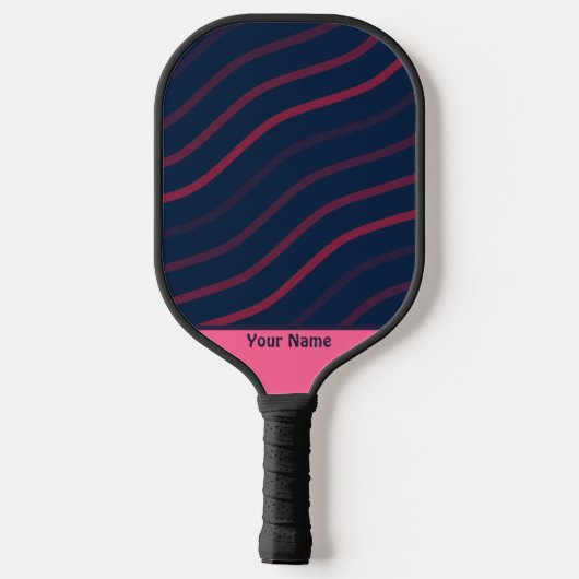 Elegant Paarse Professional Pickleball Paddle (Achterkant)