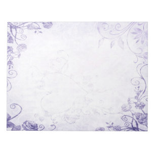 Elegant Paarse Vintage Notitieblok