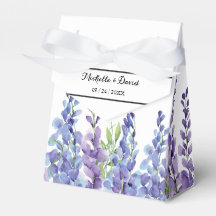 Elegant Paarse Violet Florals Wedding for Box
