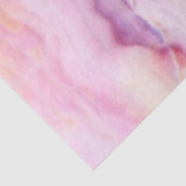 Elegant Paarse Waterverf Agate Patroon Tissuepapier (Detail)