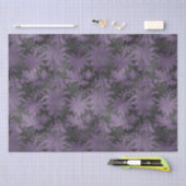 Elegant Paarse zwarte bloemenkool Tissuepapier (Craft)