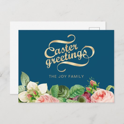 Elegant PaasBriefkaart Briefkaart (Voorkant / Achterkant)