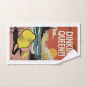 Élégant Paddle DINKIN' QUEEN! ! ! Serviette de spo (Serviette à main)
