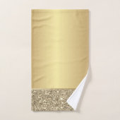 Élégant pailleté or brillant (Serviette à main)