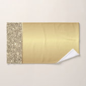 Élégant pailleté or brillant (Serviette à main)