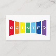 Elegant Painters regenbooggekleurde strepen