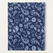 Élégant Paisley Bleu (Dos)