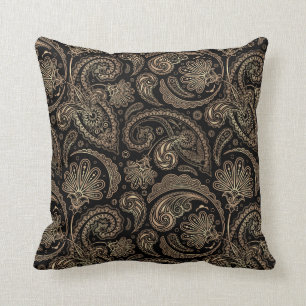 Elegant Paisley Damask Flowers Floral Kussen