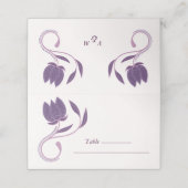 Elegant  Paisley Fated Floral Wedding (Buitenkant ongevouwen)