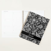 Élégant Paisley Noir (Devant avec enveloppe)