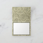 élégant paisley whimsical botanique dentelle merci (Intérieur)