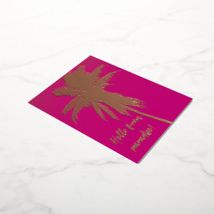 Elegant Palm Travel Briefkaart