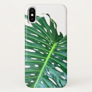 Elegant palmblad tropisch oerwoud regenwoudblad iPhone x hoesje
