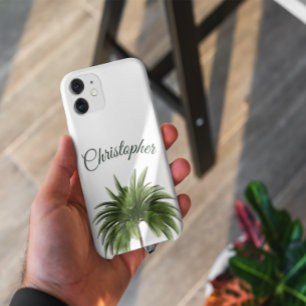 Elegant  palmboom Persoonlijk iPhone 16 Hoesje