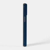 Élégant Palmier de Minuit Monogrammé Navy (Côté droit)