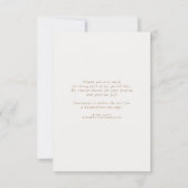 Elegant Pampagras Witte Bloemen Bedankt (Achterkant)