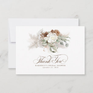 Elegant Pampasgras Witte Bloemen Bedankt