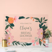 Élégant panneau de bienvenue pour la douche de mar (Mariage)