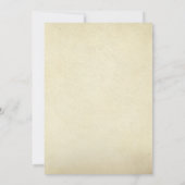 Elegant papier Bridal Luncheon Kaart (Achterkant)