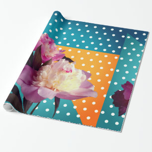 Élégant papier cadeau frais