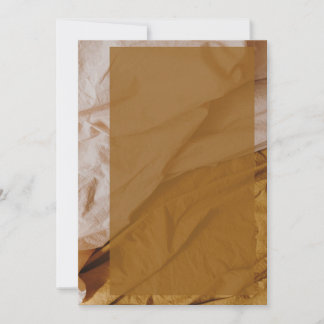 Elegant papier met gouden bruiloft-uitnodiging kaart