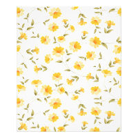Elégant papier peint floral Vintage Poster