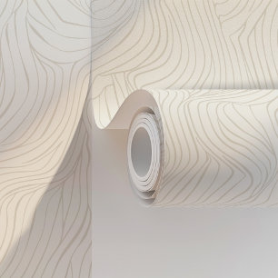 Élégant papier peint Waves Abstrait Peel & Stick