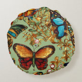 Elégant papillon design Coussin : la beauté de la  (Dos)