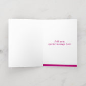 Elégant Papillon Floral Plié Carte à huile (Couchage intérieur)