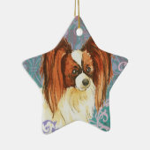 Elegant Papillon Keramisch Ornament (Rechts)