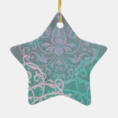 Elegant Papillon Keramisch Ornament (Achterkant)