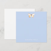 Élégant Papillon Merci personnalisé (Devant / Derrière)