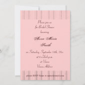 Elegant  parasols op roze kaart (Achterkant)